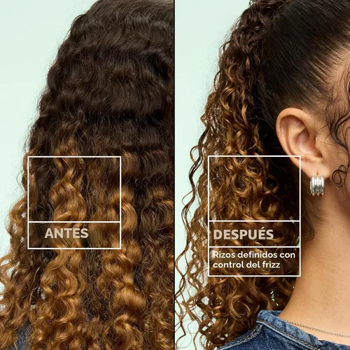Vista 4 de Garnier Fructis Curl Control Scrunching Gel para el cabello, Curl Jelly para cabello rizado, ondulado y rizado con control de encrespamiento
