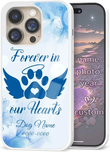Vista 13 de Fundas de teléfono personalizadas para Apple iPhone 5 6 7 8 11 12 13 14 Pro Max Plus Mini Xr Xs SE Samsung Moto Pixel Blue Lindas fundas