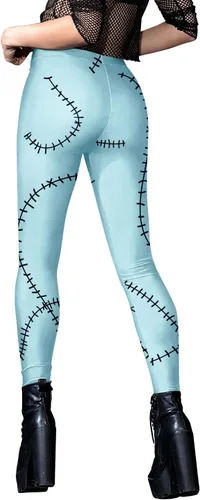 Vista 3 de AOBUTE Leggings de Halloween elásticos estampados para mujer
