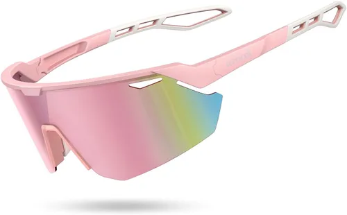 Vista 12 de Lamicall Gafas de sol deportivas polarizadas de 0.85 oz para hombres y mujeres, gafas con protección UV400, para correr, ciclismo, béisbol, pesca