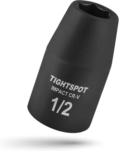 Vista 40 de TIGHTSPOT - Zócalo poco profundo de 1/2" Dr 1 1/2 pulgadas, antirredondo, 6 puntos, acero CRMO