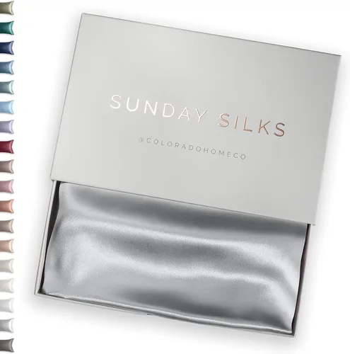 Vista 56 de FUNDA DE ALMOHADA DE SEDA DE MORERA 100% SUNDAYSILKS™, Fundas de almohada de seda para cabello y piel, Superior a la funda de almohada de satén