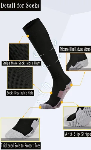 Vista 5 de Thaplay BaseballSoftball Belt for Kids Boys Youth Men Women Adult (2 Pairs of Socks and Belt) With 2 Pairs Baseball socks