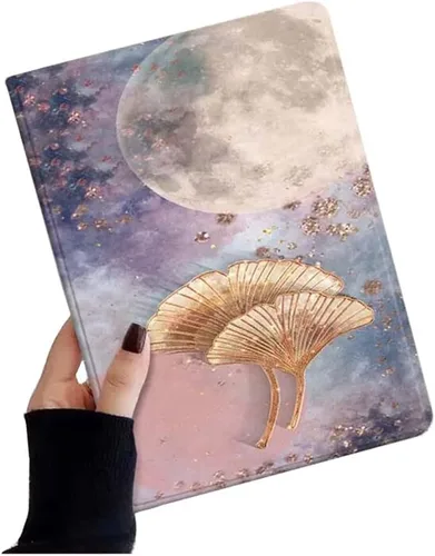 Vista 13 de kaitesi Funda floral compatible con iPad 6ª 5ª generación 9.7 pulgadas iPad Air/Air 2, diseño de flores, bonita funda inteligente de piel delgada