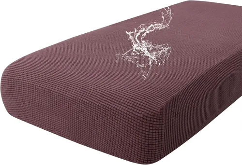 Vista 138 de Fundas impermeables para sofá seccional, fundas de cojín antideslizantes para sofá Ajuste seccional en forma de L, tela jacquard elástica, parte