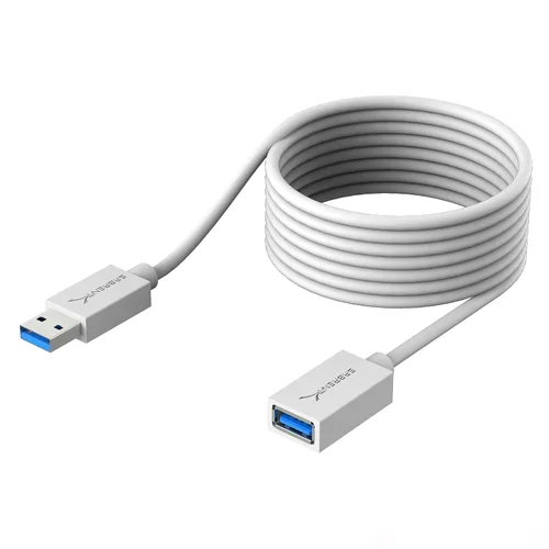 Vista 9 de Cable de extensión USB 3.0 SABRENT 22AWG macho A a hembra A [negro] 3 pies (CB-3030)