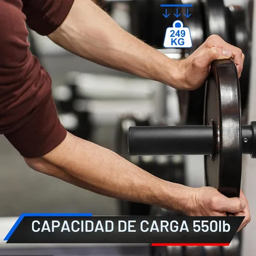 Vista 4 de Funda de adaptador olímpico (2 PIEZAS), convierte postes de placa de peso estándar de 1" a postes de placa de peso olímpico de 2", adecuado