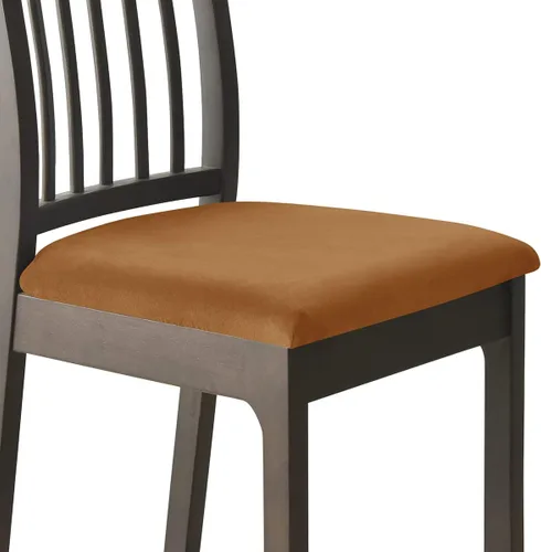 Vista 32 de Fundas de asiento de terciopelo para silla, fundas de asiento suaves y elásticas para comedor y cocina, protector de asiento de silla extraíble