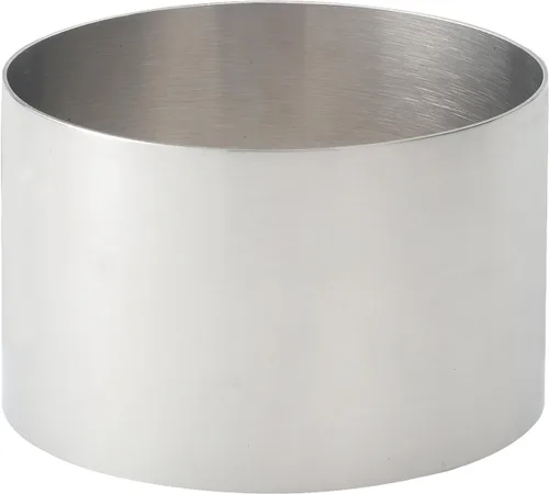 Vista 7 de HIC Kitchen Anillo para alimentos, acero inoxidable 18/8, 2 pulgadas de diámetro x 2.75 pulgadas