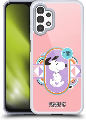 Vista 102 de Head Case Designs Snoopy Deco Dreams - Funda de gel con licencia oficial de Peanuts Blue Pattern [protección de grado militar] compatible con Google