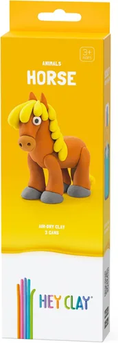 Vista 29 de HEY CLAY Forest Animals - Claymate Bear - Kit de arcilla seca al aire con 3 latas y herramientas de escultura con divertidas instrucciones