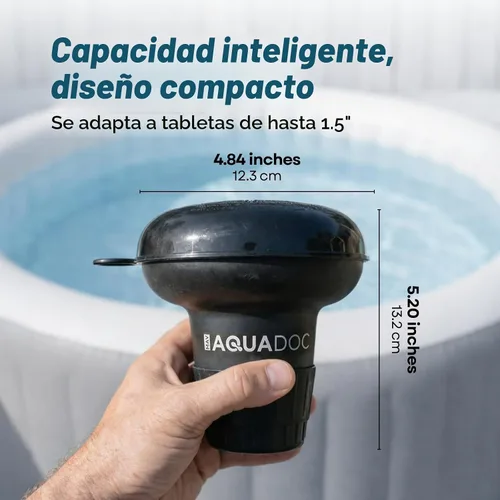 Vista 5 de MAV AquaDoc Tableta Flotador de Bromo y Cloro para Tabletas de 1,5