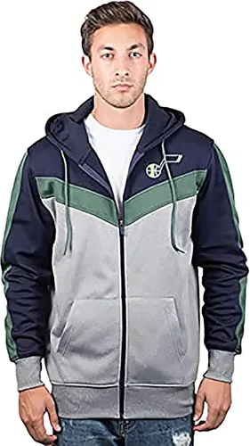 Vista 7 de Ultra Game Men's NBA Official Full Zip Hoodie Sweatshirt