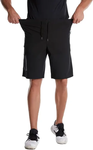 Vista 5 de Mr.Stream Pantalones cortos de carga elásticos con múltiples bolsillos y secado rápido para hombre