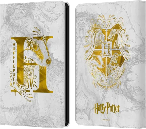 Vista 23 de Head Case Designs Funda de piel con licencia oficial de Harry Potter Gryffindor Aguamenti Deathly Hallows IX compatible con Kindle Paperwhite 1/2/3