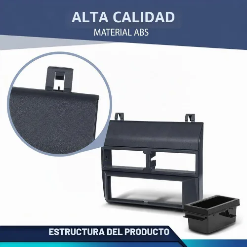 Vista 5 de PIT66 Cubierta de Tablero Kit de Instalación de Tablero Adaptador de Arnés de Cables Compatible con Camiones Chevy GMC 1988-1994 Cubierta de Tablero