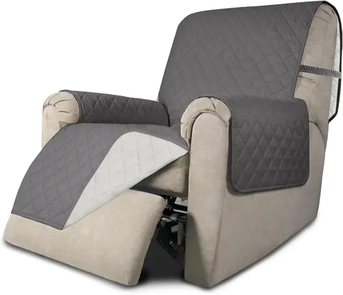 Vista 243 de Easy-Going - Funda reversible para sofá, resistente al agua, con varillas de espuma y correas elásticas, protector de muebles para mascotas y perros