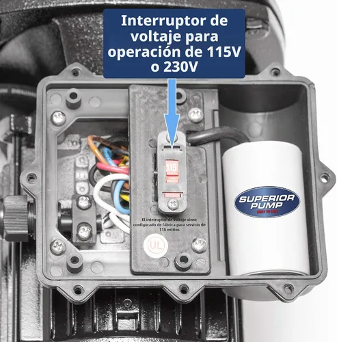 Vista 4 de Superior Pump 94525 Bomba de chorro de pozo poco profundo de 1/2 Hp - con tanque de 24L, negro