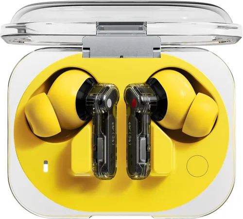 Vista 13 de Nothing Auriculares con cancelación de ruido Ear (3a), ANC híbrido de 45 dB, controlador de 0.472 in con audio de alta resolución y graves más Negro