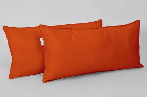 Vista 106 de Funda de almohada lumbar de tela de poliéster para interiores y exteriores, impermeable, rectangular, para todo tipo de clima, para muebles