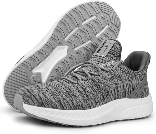 Vista 5 de Feethit - Tenis de correr modernos para hombre antideslizantes, ligeros, transpirables y de malla