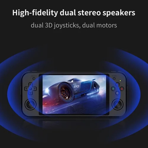 Vista 5 de Daxceirry RG552 Handheld Android System Game Console High Speed EMMC 5.1 and 16G Linux System Built-in 6400 mAh Battery with 5.36in Touch Screen