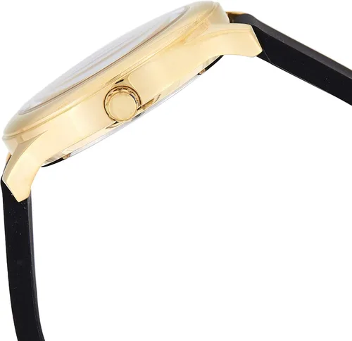 Vista 3 de GUESS Reloj analógico de cuarzo para mujer con correa de silicona W0911L3 negro pulsera Negro - Pulsera