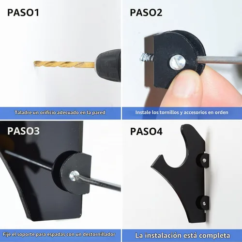 Vista 5 de Soporte para sables de luz - Soporte para sable de luz de plexiglás negro