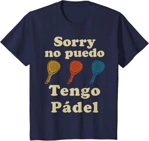 Vista 46 de Funny I Have Padel Player Sport en Español Camiseta Hombre