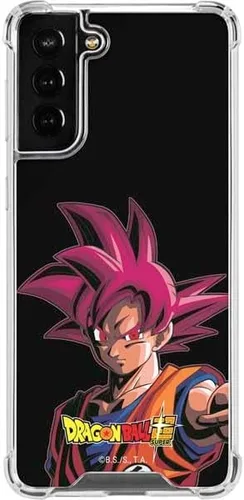 Vista 13 de Skinit Funda transparente compatible con Galaxy S22 Plus, diseño oficial de Dragon Ball Super Goku