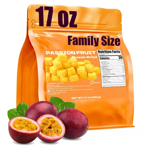 Vista 8 de Cubos de fruta del dragón liofilizado de 26.8oz Fruta del dragón seca