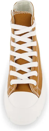 Vista 3 de CUSHIONAIRE Women's Vespa high top Canvas Sneaker +Memory Foam and Side Zipper