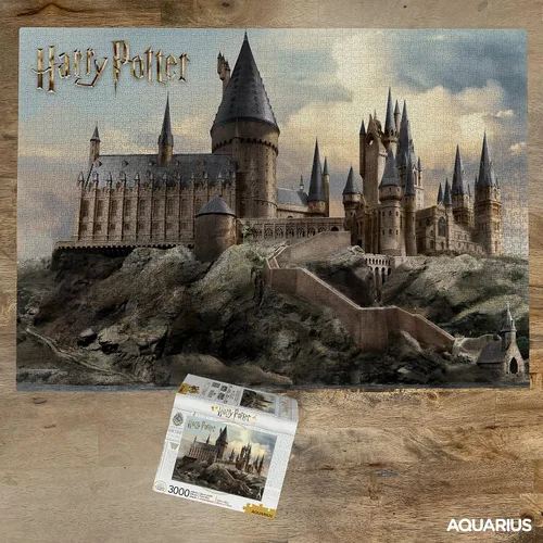 Vista 3 de AQUARIUS Harry Potter - Rompecabezas del castillo de Hogwarts (rompecabezas de 3000 piezas) – Mercancía y coleccionables de Harry Potter