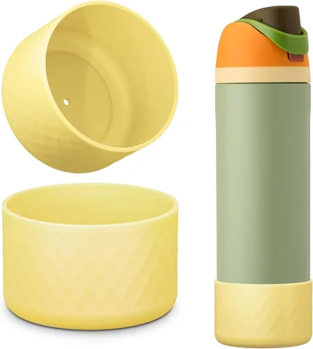 Vista 8 de Protector de Silicona para Botella de Agua Owala, 2 Piezas Fundas Protectoras Antideslizantes para Botellas de Agua FreeSip/Twist/Flip, Sin BPA