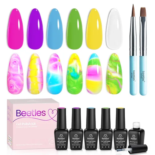Vista 40 de beetles - Juego de esmaltes en gel color borgoña – Berry Merlot 6, ciruela, cereza, moca, rojo, otoño-invierno, morado oscuro, vino púrpura oscuro