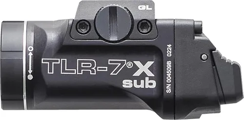Vista 8 de Streamlight 69400 TLR-7 X sub 500-lúmenes Luz táctica para armas diseñada exclusivamente y únicamente para pistolas subcompactas con riel Glock 43X