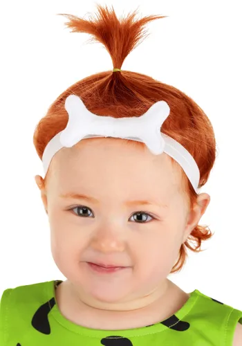 Vista 4 de Disfraz Infantil de Pebbles Los Picapiedra Multicolor