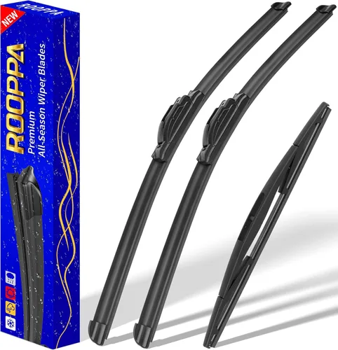 Vista 14 de 3 limpiaparabrisas de repuesto para Mini Cooper 2006-2011, cuchillas limpiaparabrisas de repuesto de equipo original - 19"/18"/10" pulgadas