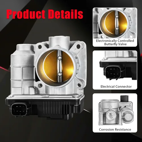 Vista 2 de S20052 Conjunto electrónico del cuerpo del acelerador con sensor de posición TPS compatible con Sentra 1.8L L4 2003-2006