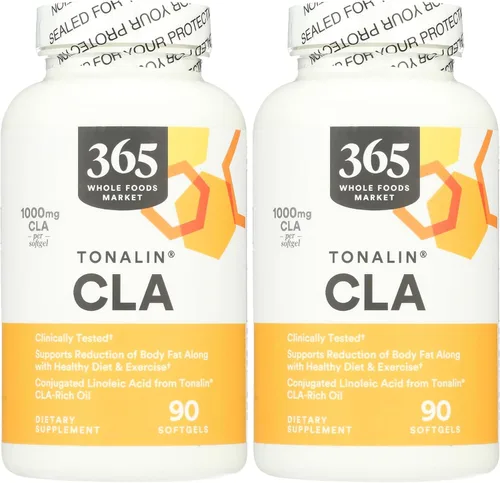 Vista 9 de 365 by Whole Foods Market, CLA (Tonalin) 1300 mg, 90 ct