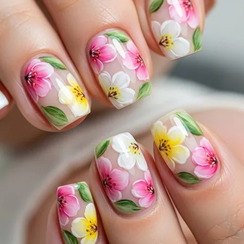 Vista 13 de Juego de 24 uñas postizas cuadradas cortas a presión, 3D, para primavera y verano, reutilizables, color naranja, uñas postizas a presión, lindas
