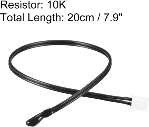 Vista 2 de uxcell Sonda de termistor 10K NTC 7,9 sensor sensible epoxi de temperatura temperatura para aire acondicionado