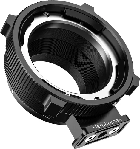 Vista 6 de Adaptador PL-E para lente PL Cine a Sony E/NEX, soporte de latón, base de trípode, 2 tapas
