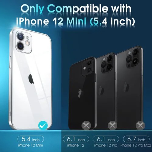 Vista 616 de Supdeal Funda cristalina transparente para iPhone 11, [No se amarillea] [Protección de la cámara] [Probado contra caídas de grado militar] Funda