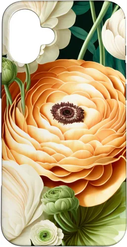 Vista 22 de Funda de jardinería para iPhone 11 vintage inspirada en Ranunculus