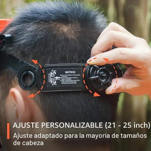 Vista 6 de Escudo facial de seguridad con combinación de protección auditiva, viene con malla y visera transparente para moler carpintería