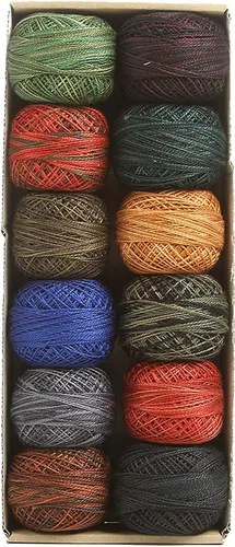Vista 32 de Valdani Perla Algodón Sz 8 Halloween 73 yardas/Bola