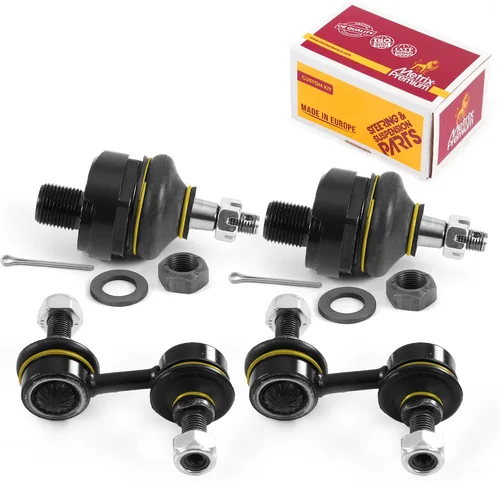 Vista 22 de Metrix Premium Chassis Parts - Juego de 4 piezas de articulación de rótula superior y barra estabilizadora delantera para Ford Ranger RWD 1998-2011