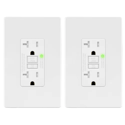 Vista 31 de LIDER Salida GFCI de 20 amperios, receptáculo GFCI, autocomprobación Dorado