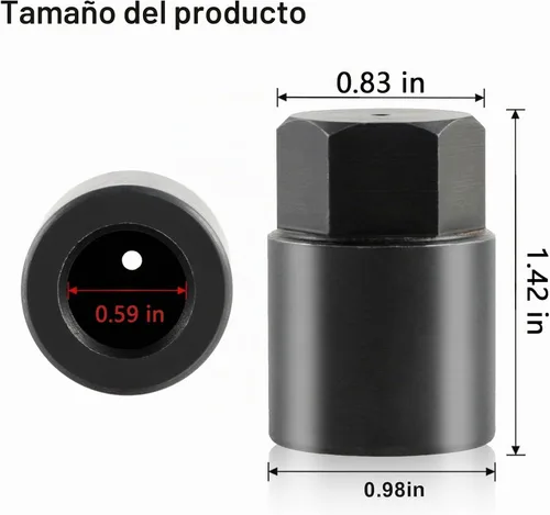 Vista 2 de Herramienta de extracción de tubo de inyector de rail común Compatible con Dodge Ram 2500 3500 4000 4500 5500 con motores Cummins 5.9L 6.7L